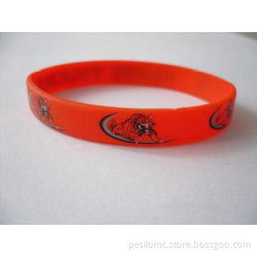 Flexible And Washable Silicone Energy Bracelet Custom Silic